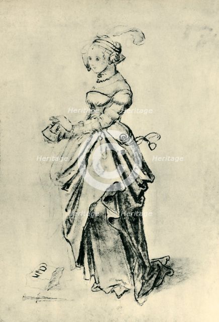 Young woman, early 16th century, (1943).  Creator: Nicolas Manuel Deutsch.