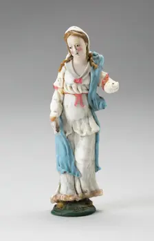 Young Woman, France, 18th century. Creator: Verres de Nevers