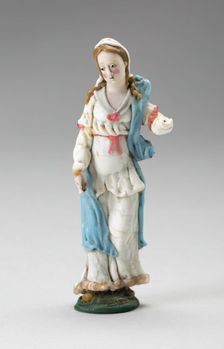 Young Woman, France, 18th century. Creator: Verres de Nevers