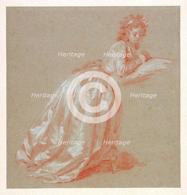 Young woman kneeling. Artist: Gérard, Marguerite (1761-1837)