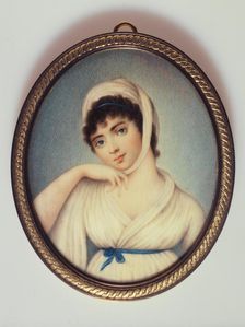 Young woman in a white turban, c1810. Creator: GE Lami