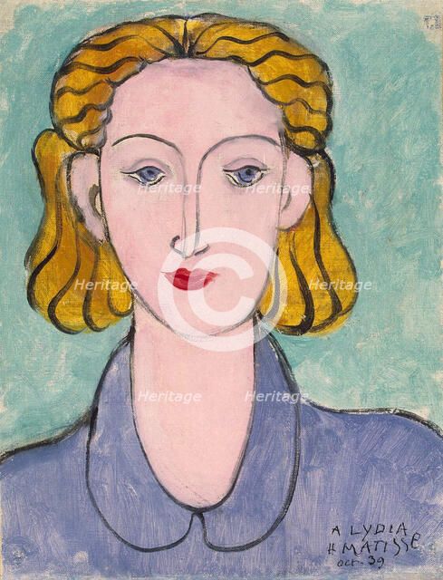 'Young Woman in a Blue Blouse', 1939.  Creator: Henri Matisse.