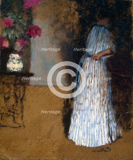 Young Woman in a Room', 1892-1893. Creator: Vuillard, Édouard (1868-1940).