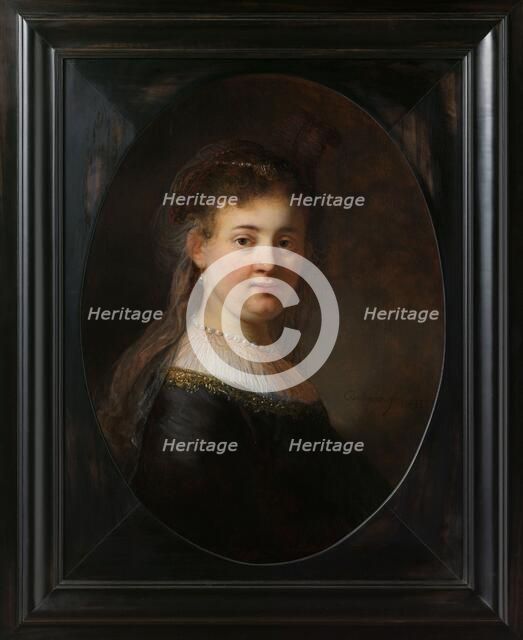 Young Woman in Fantasy Costume, 1633. Creator: Rembrandt Harmensz van Rijn.