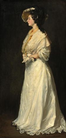 Young Woman in White, 1904. Creator: Robert Henri
