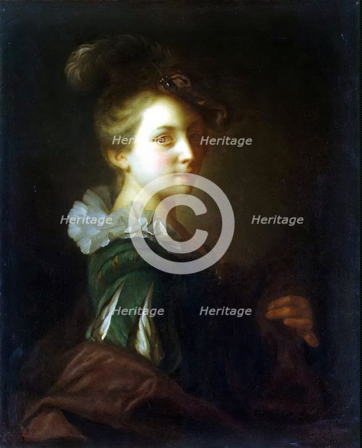 Young Woman in Theatrical Costume, 1732. Creator: Alexis Grimou.