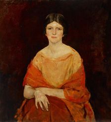 Young Woman in Yellow, about 1922. Creator: Charles Webster Hawthorne