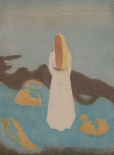 Young Woman on the Beach, 1896