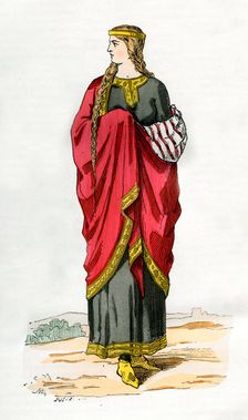 Young woman of the late Carolingian dynasty, c990 (1882-1884)
