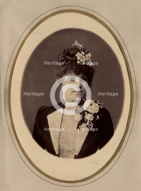 Young woman, late 19th cent - early 20th cent. Creator: I Milevskii.