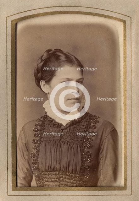Young woman, late 19th cent - early 20th cent. Creator: Unknown.