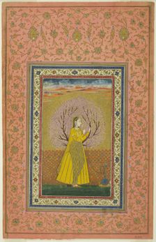 Young Woman Smoking a Huqqa, 18th century. Creator: Unknown