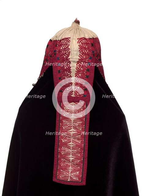 Young Woman's Head Cover, 1875-1900. Creator: Unknown.