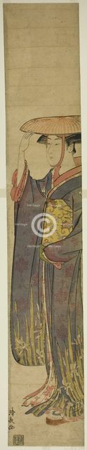 Young Woman Wearing a Hat, c. 1782. Creator: Torii Kiyonaga.