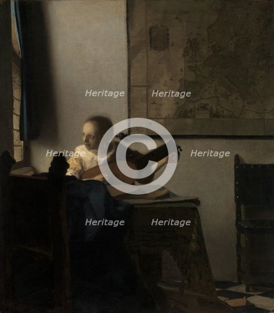 Young Woman with a Lute, ca. 1662-63. Creator: Jan Vermeer.
