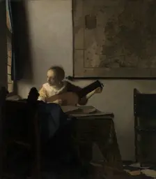 Young Woman with a Lute, ca. 1662-63. Creator: Jan Vermeer
