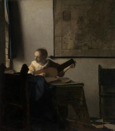 Young Woman with a Lute, ca. 1662-63. Creator: Jan Vermeer