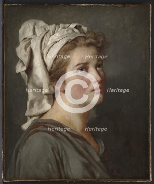 Young Woman with a Turban, c. 1780. Creator: Jacques-Louis David (French, 1748-1825).