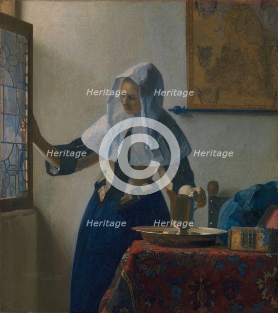Young Woman with a Water Pitcher, ca. 1662. Creator: Jan Vermeer.