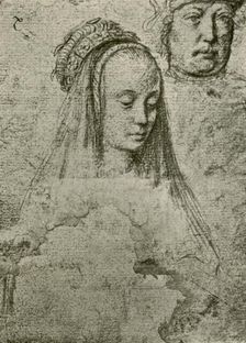 Young woman with headdress, 1497-1498, (1908). Creator: Gerard David