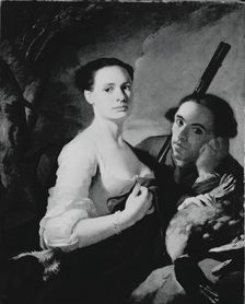 Young Woman with Hunter, c. 1750. Creator: Unknown