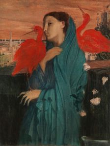 Young Woman with Ibis, 1860-62. Creator: Edgar Degas