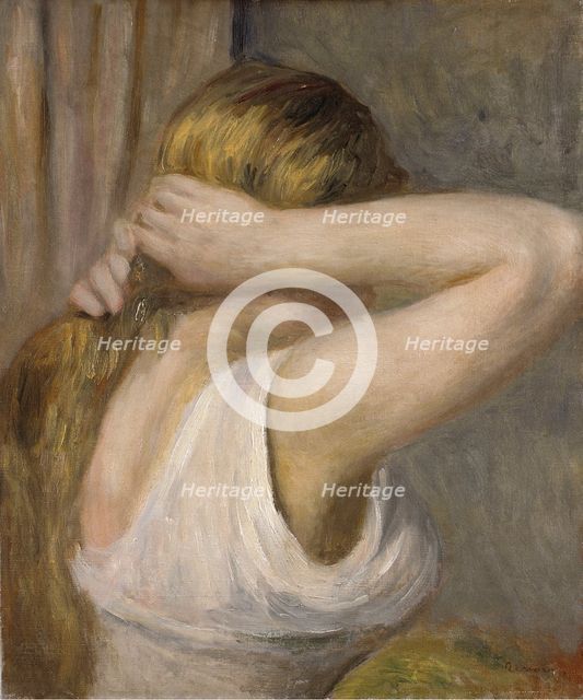 Young Woman with Raised Arms, c. 1895.