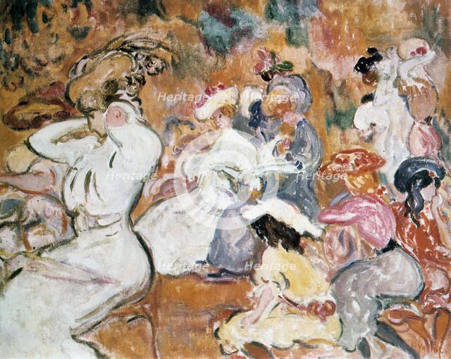 'Young Women in the Garden', c1898. Artist: Louis Valtat