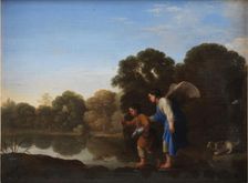Young Tobiah and the Angel, 1645-1680. Creator: Toussaint Gelton