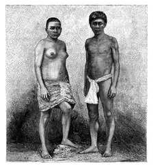 Young Talamancas Indians, Central America, c1890