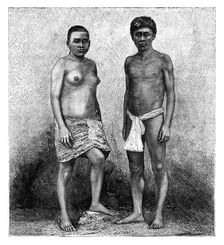 Young Talamancas Indians, Central America, c1890
