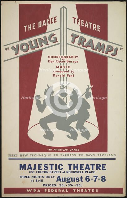 Young Tramps, New York, 1936. Creator: Unknown.