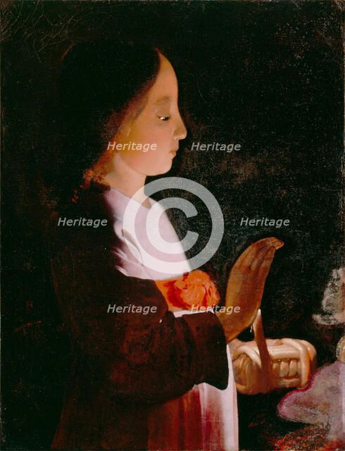 Young Virgin Mary, c1640. Creator: Georges de la Tour.