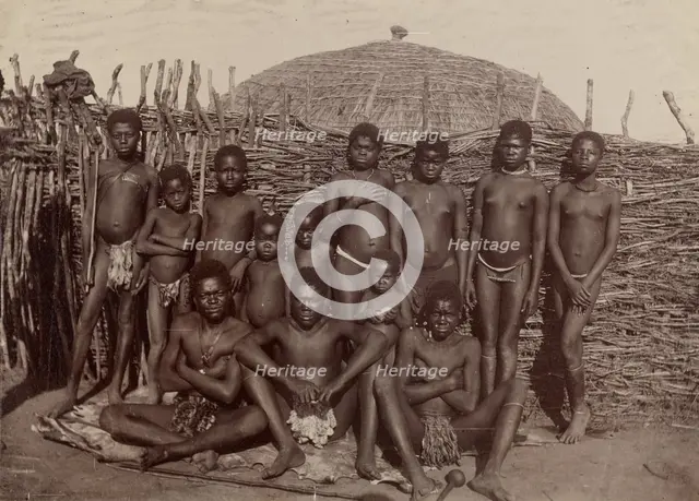 Young Zulus, about 1860-1880. Creator: Unknown.