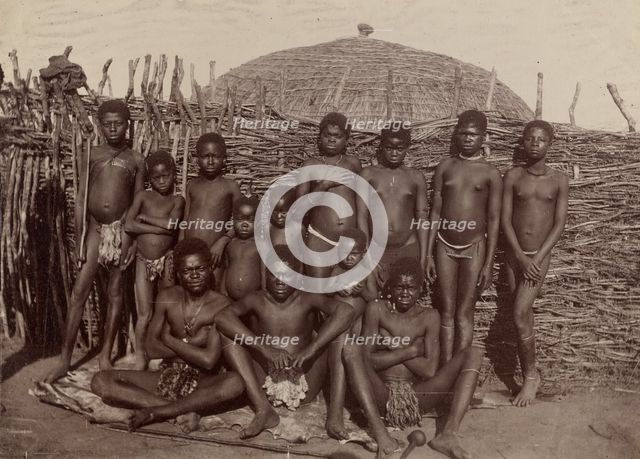 Young Zulus, about 1860-1880. Creator: Unknown.