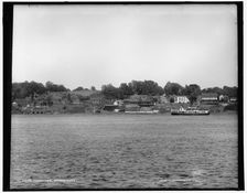 Youngstown, Niagara River, between 1890 and 1901. Creator: Unknown
