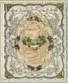 Yours Forever (valentine), 1850s. Creator: Joseph Mansell