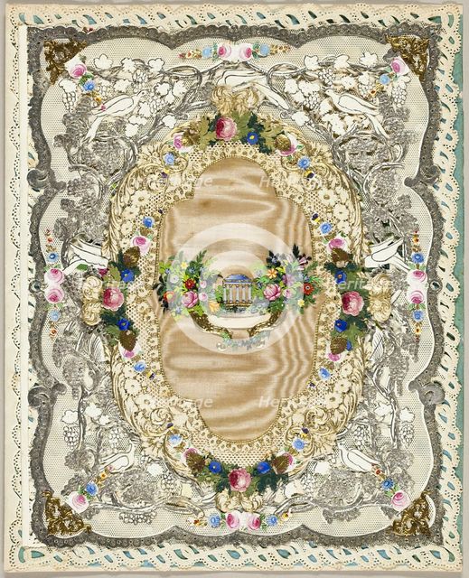Yours Forever (valentine), 1850s. Creator: Joseph Mansell.