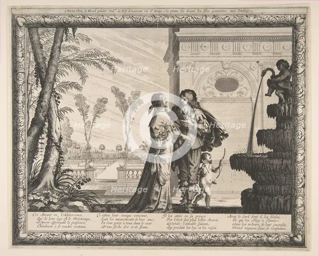 Youth, 1636. Creator: Abraham Bosse.