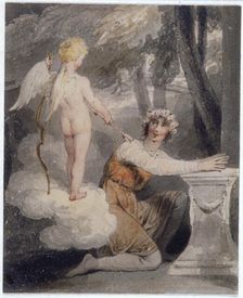 Youth Crowned with Roses c1780-1848. Artist: Edward Francis Burney