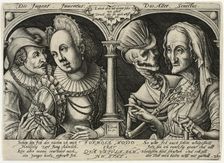 Youth and Old Age, c. 1596. Creator: Matthaeus Greuter