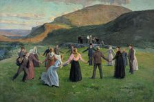 Youth Festivity in Eggedal, 1895. Creator: Christian Skredsvig