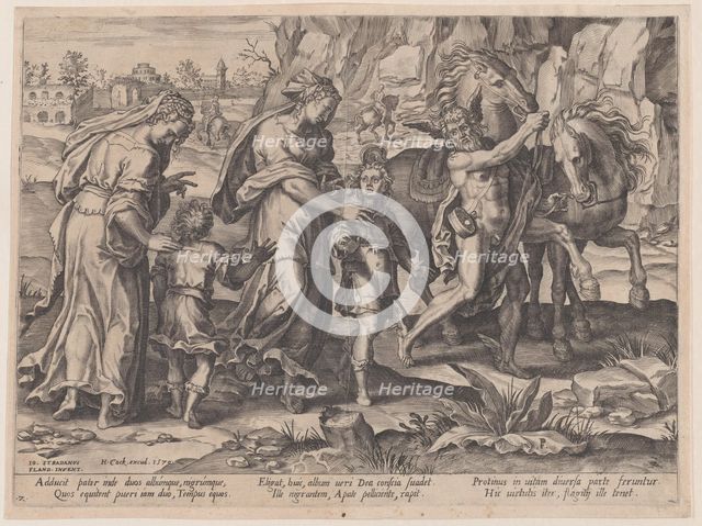 Youth, from The Course of Human Life, 1570. Creator: Pieter Furnius.