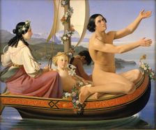 Youth. From the series: The Four Ages of Man, 1840-1845. Creator: Ditlev Blunck