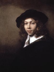 Youth in a Black Cap 1666. Artist: Rembrandt Harmensz van Rijn