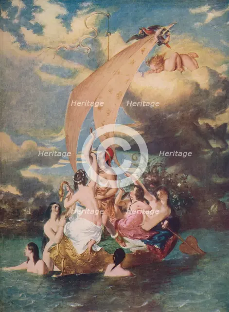 'Youth on the Prow and Pleasure at the Helm',1830-32, (c1915). Artist: William Etty.