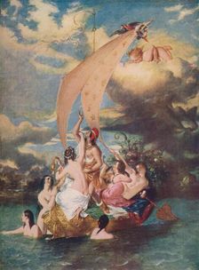 Youth on the Prow and Pleasure at the Helm 1830-32, (c1915). Artist: William Etty