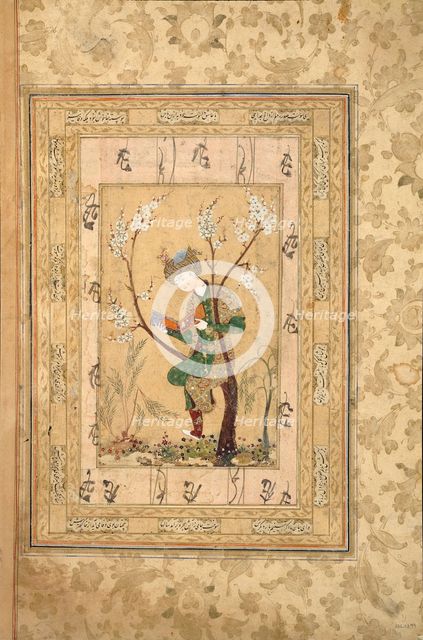 'Youth Seated in the Fork of a Blossoming Tree', 1560s. Artist: Unknown