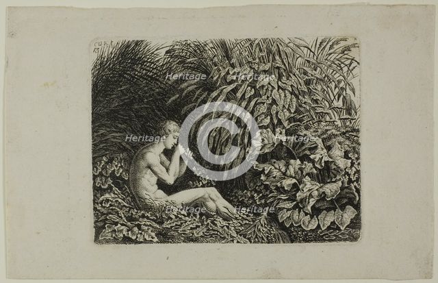 Youth Playing Pipes of Pan, 1800. Creator: Carl Wilhelm Kolbe the elder.