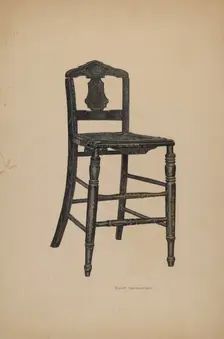 Youth's Chair, c. 1940. Creator: Violet Hartenstein